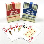 Playing Cards 2 Pack, Waterproof Plastic Playing Cards for Adult & Kid, 2 Decks of Poker Cards Professional Set, Red & Blue, Jumbo Index, Poker Size, Professional Playing Cards for Texas Hold’em Poker