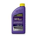 Royal Purple 06484-6PK API-Licensed Heavy Duty SAE 0W-40 High Performance Synthetic Motor Oil, 1 Quart Bottle, Case of 6