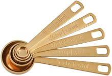 Le Creuset Measuring Spoons, Gold, 