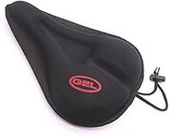 Maveek Gel Bike Seat Cover - Extra Comfortable Soft Gel Bicycle Seat Cycle Saddle Cushion Bicycle Pad Cover (Black)