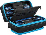 Casemaster Plazma Pro Black and Trimed Dart Case with Phone Pocket