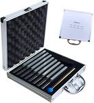 TENFLY Tuning Fork Set of 8 (256 Hz，288 Hz，320 Hz，341.3 Hz，384 Hz，426.6 Hz，480 Hz，512 Hz), Tuning Forks Perfect for Healing, Chakra, Sound Therapy, Keep Body, Mind and Spirit in Perfect Harmony