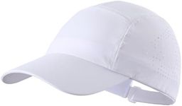 Home Prefer Water Repellent UPF50+ Quick Dry Sun Hat Water Sports Baseball Caps for Mens Womens White