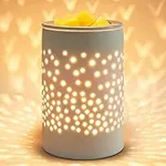 Bobolyn Ceramic Electric Wax Melts Warmer Candle Waxing Warmer Burner Melt Wax Cube Melter Fragrance Warmer- Ideal Gift for Wedding, Spa and Aromatherapy