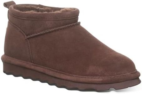 Bearpaw Women's Super Shorty Ankle Boots, Walnut 129, 10.5 AU