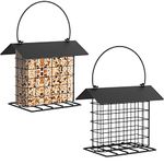 Bird Feeder With Metal Roofs