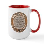 CafePress Round Tuit Large Mug 15 oz (444 ml) Ceramic Coffee Mug