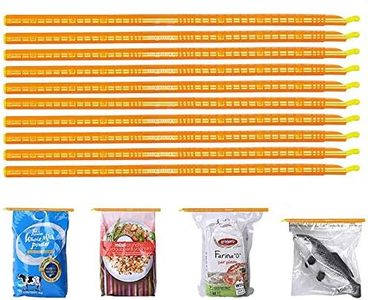 INOVERA (LABEL) Plastic Airtight Leakproof Bag Sealer Sealing Clips Sticks Chips, Pack of 30, Assorted Color