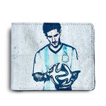 ShopMantra Lionel Messi Artwork Printed Pu Leather Wallet For Men's/Boy's,Multi