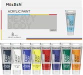 MEEDEN Heavy Body Acrylic Paints: 8