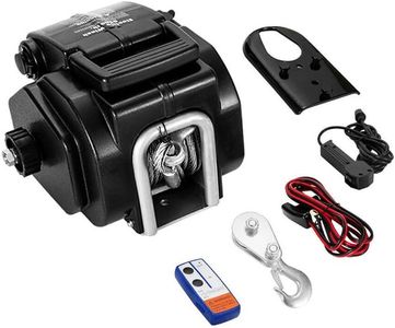 6500LBS/3000KGS Electric Boat Winch Portable Marine Trailer 10m Steel Cable 12V