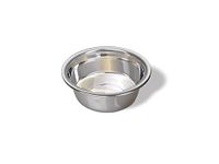 Van Ness Pets Small Lightweight Stainless Steel Dog Bowl, 16 OZ Food and Water Dish, Natural