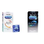 Durex Condoms Combo (Air 10s, Extra Time 10s)