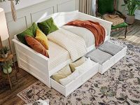 Acadia Twin Wood Daybed with Set of