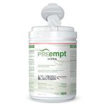 PREempt One Step Disinfectant Cleaner Wipes - All Purpose Wipes for Salons, Spas, Clinics, Studios - Wipes Canister (1 pack)