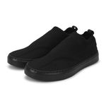 YOHO FreeStep Spacious and Casual Slip on Shoes | Comfortable for Long Hours of Walking | Outperforms Memory Foam | Arch Support Insole | Black - UK 8