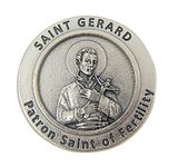 Patron Saint of Fertility St Gerard Pocket Token with Prayer Back