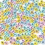 1400 PCS 4x7mm Acrylic Letter Beads Round for Jewelry Making Alphabet Beads for Friendship Bracelet Making DIY Beads for Personalized Bulk Kit