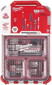 Milwaukee Shockwave 100pcs Impact Driver Bit Set Packout