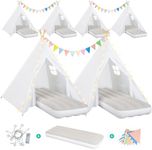 6 Pack Teepee Tent for Kids Sleepov