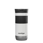 Contigo Byron Snapseal Travel Mug | Stainless Steel Thermal-Mug | Insulated Coffee to go Cup | 100% Leakproof | Keeps hot for 7 Hours | Dishwasher Safe lid | 470 ml | Salt