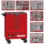 Teng Tools 516 Piece PRO35 26 Inch Wide Red Mixed Mechanics General Hand Tool Kit - TKW26R516T