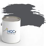 HQC Weather Shield Classic Grey Smooth Masonry Paint | 1L in 30+ Colours | Storm Proof, Scrub Resistance & Waterproof | Weatherproof Technology Designed with Acrylic Resin for Ultimate Protection