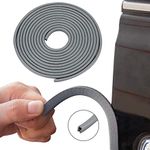 Automaze U Shape Car Door Edge Guards Trim Rubber Strip Seal Protector Fit for Most Car, No Glue Required (Grey, 16 ft/m)