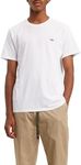Levi's Men's Ss Original Housemark Tee-Core Chesthit Logo T-Shirt, White, L