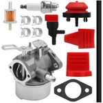 640052 Carburetor for Tecumseh, Snowblower Carburetor Kit Compatible with Tecumseh HMSK80 HMSK90 HMSK100 LH318SA LH358SA and 8HP 9HP 10HP