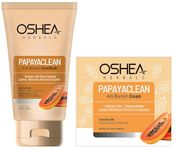 Oshea Herbals Papayaclean Anti Blemish Face Wash & Face Cream Combo for All Skin Types | Removes Impurities, Ligthens Blemish & Hydrates Skin | Enriched with Papaya Extracts & Vitamin E (150g + 50g)