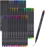 Vanstek 46 Pack Journal Planner Colored Pens, Fineliner Pens for Journaling, Writing Coloring Drawing, Note Taking, Calendar, Planner, Art Office School Gift Supplies