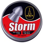 BSA Storm .177 4.5mm 500 Round Head .177 Air Rifle Gun Pellets Hunting Pest Control