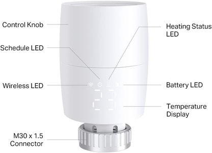 TP-Link Kasa Smart Radiator Valve – WiFi Thermostatic Heating Control