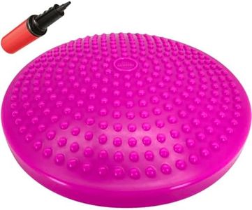 WALIKI Children's Wobbly Cushion, Alternative Classroom Seating | Inflatable Core Disc Seats for School (Pump Included, 12”/30CM, Purple)