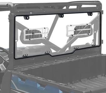 StarknightMT Vented Ranger Rear Windshield, Ranger 1000 Sliding Rear Window Back Window Compatible With 2020-2025 Polaris Ranger 1000 2017-2025 Ranger XP 1000 / Crew 2013-2019 Ranger XP 900/ Crew
