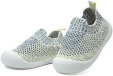 AOIREMON Baby Shoes for Boys Girls Infant Toddler First Walkers Non-Skid Slipper Breathable Knitted Mesh Lightweight Walking Shoes Boy & Girls Tennis Shoes Slip-on Soft Sole Indoor & Outdoor Sneakers