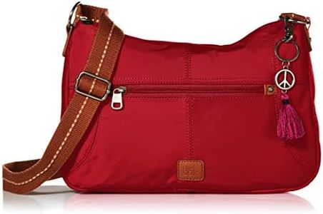 The Sak Esperato Nylon Hobo, Crimson, One Size