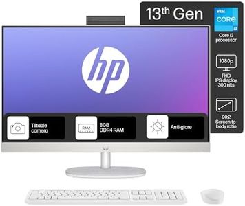 HP All-in-One, 13th Gen Intel Core i3-1315U (8 GB DDR4, 512GB SSD) IPS, Three-Sided, Micro-Edge 27''(68.6 cm) FHD,Win 11 Home, 6.42kg, Wireless Keyboard and Mouse Combo,27-cr0345in
