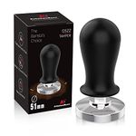 Coffee 51mm Espresso Calibrated Tamper: KitchenBoss Espresso Pressure Tamper, Coffee Spring Loaded Tamper Espresso Hand Tamper | Weighted Coffee Espresso Tamper 51 MM