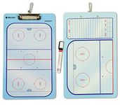 Inkdotpot Coaches Board Dry Erase Double Sided Coaches Clipboard with Marker & Eraser for Soccer,Lacrosse Women,Lacrosse,Base Ball,Ice Hockey,Football,Basketball