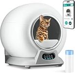 PetCove Large Automatic Cat Litter Box - Self Cleaning Litter Box for Multi-Cat Homes - App-Controlled Odor-Free Waste Removal - Maintains Hygienic Environment - Electric & Automated Odor Removal
