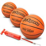 GoSports 7" Mini Basketball 3 Pack with Premium Pump - Perfect for Mini Hoops or Training