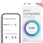 Proov Complete Fertility Testing System | Help Test Your Fertility at Home | Medical-Quality at Home Hormone Tests | Ovulation Confirmation, FSH Test, Estrogen Marker, LH and Progesterone Marker