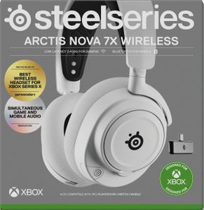 SteelSeries Arctis Nova 7X Wireless Gaming Headset – White