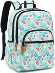 Leaper Water-resistant Cute Swan Laptop Backpack Travel Bag College Backpack Laptop Bag Satchel Water Blue