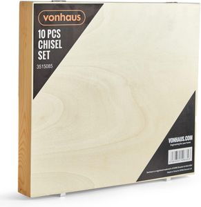 VonHaus 10-Piece Wood Chisel Set – Precision Carpentry Tools