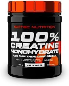 Scitec Nutrition 100% Creatine Monohydrate - Vegan - 3 g per porzione - Incremento delle prestazioni per allenamenti ad alta intensità - 300 g, non aromatizzato