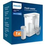 Philips Water Instant Water Filter - 3L Capacity, 1L/min Fast Flow, USB-C Rechargable