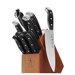 HENCKELS Statement 12 Piece Kitchen Knife Block Set - Professional Cutlery Set, Kitchen Knives Black for Chopping, Slicing, Dicing & Cutting